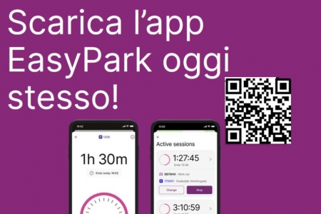 Inquadra il QR e scarica l'App Easy park